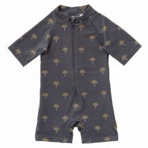 Fresk - UV zwem jumpsuit - Palmtree Steel Gray 62/68