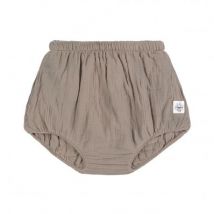 Laessig - Tetra bloomer broekje uit biologisch katoen - Taupe 74/80