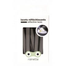 Rainette - Reflecterende veters - zwart