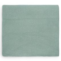 Jollein - Deken wieg Basic Knit - Forest green - 75 x 100 cm