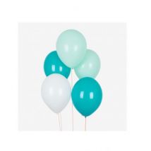 My little day - Set van 10 feestballonnen - Blauw