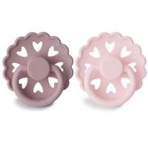 Frigg - Frigg tutje Fairytale - 2-Pack - Silicone - The Little Mermaid & The Snow Queen maat 2