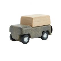 Plan Toys - Plan Toys grijze houten auto - PlanWorld