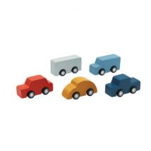 Plan Toys - Plan Toys 5 mini auto's set