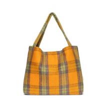 Studio Noos - Mom-bag tas - Pumpkin Wool Checked