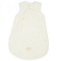 Nobodinoz - Snowy winter slaapzak - honey sweet dots natural 6-18 maanden