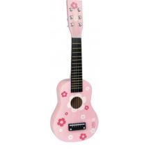 Vilac - Roze gitaar met bloemetjes