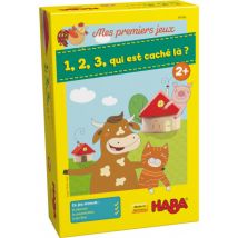 Haba - Speldoos Mijn Eerste Spellen - Iene miene mij in welk huis woon jij? Franstalige titel