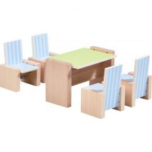Haba - Little Friends poppenhuismeubels Eetkamer