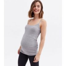 Maternity Grey Scoop Neck Cami New Look