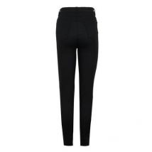 Urban Bliss Black Leather-Look Shaper Skinny Jeans New Look