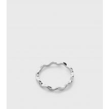 Silver Zig Zag Ring New Look