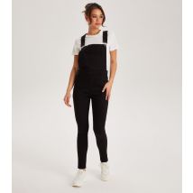 Women's Black Denim Dungarees Urban Bliss New Look