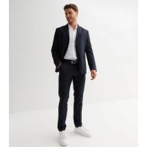 Men's Navy Skinny Suit Trousers New Look