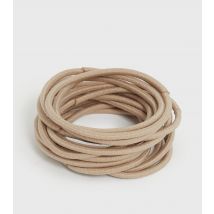 15 Pack Cream Hair Bands New Look