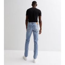 Men's Jack & Jones Pale Blue Skinny Fit Jeans New Look