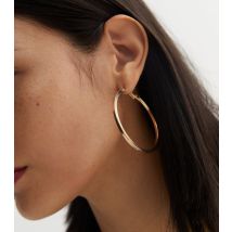 Gold Large Hoop Earrings New Look