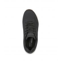 Women's Black Wedge Uno Stand On Air Trainers Skechers New Look