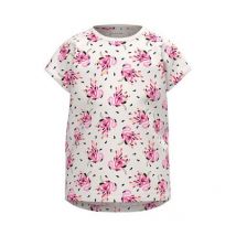 Name It Pink Floral Crew Neck T-Shirt New Look