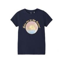 Name It Navy Take Me To The Ocean Logo T-Shirt New Look