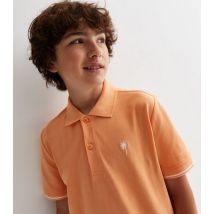 KIDS ONLY Coral Short Sleeve Polo Top New Look