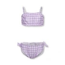 KIDS ONLY Purple Check Bikini Set New Look