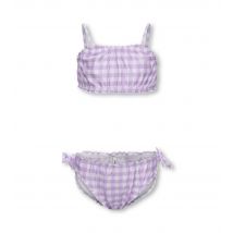 Purple Check Bikini Set KIDS ONLY New Look