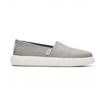 Women's Dark Grey Canvas Slip On Espadrilles Toms New Look