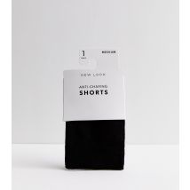 Black 80 Denier Anti-Chafing Shorts New Look