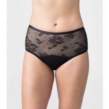 Women's Black Floral Lace Midi Bikini Briefs Dorina New Look