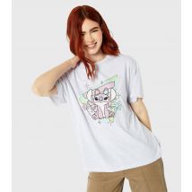 Women's Lilac Disney Angel Oversized Logo T-Shirt Skinnydip New Look