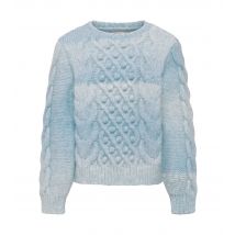 Pale Blue Cable Knit Long Sleeve Jumper KIDS ONLY New Look