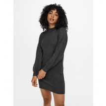 Women's Dark Grey Knit High Neck Mini Dress JDY New Look