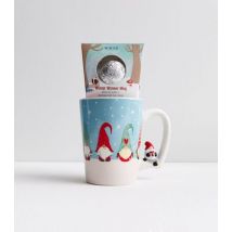 Blue Winter Warmer Mug and Hot Chocolate Gift Set New Look