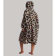 Loungeable Brown Leopard Hooded Oversized Blanket New Look