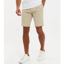 Men's Stone Chino Shorts Threadbare New Look