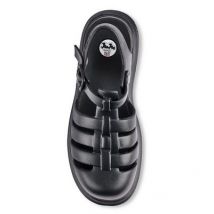 JUJU Black Chunky Jelly Sandals New Look