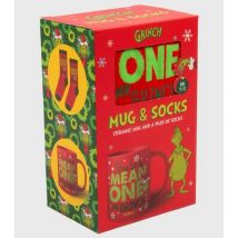 Fizz Creations Red The Grinch Mug and Socks Set New Look