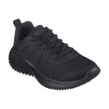 Skechers Kids Black Bounder Lace Up Mesh Trainers New Look
