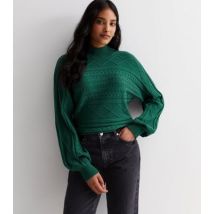 Sunshine Soul Green Batwing Jumper New Look