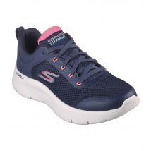 Women's Navy Go Walk Flex Caley Trainers Skechers New Look