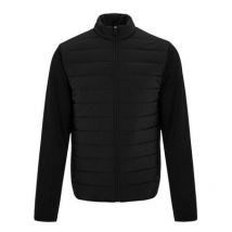 Men's Threadbare Black Padded Lightweight Jacket New Look