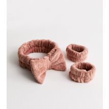 Pink Beauty Headband and Wrist Cuffs New Look