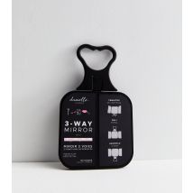 Creations Black Folding Travel Mirror Danielle New Look