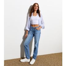 Women's Pale Blue Straight Fit Jeans ONLY New Look