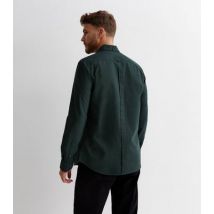 Men's Ben Sherman Dark Green Cotton Long Sleeve Oxford Shirt New Look