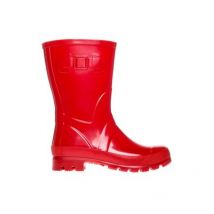 JUJU Red Calf Jelly Boots New Look