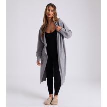 Women's Grey Longline Cardigan Urban Bliss New Look
