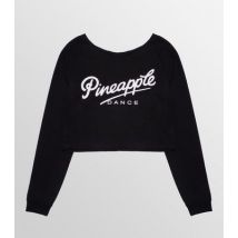 Pineapple Black Off Shoulder Crop Top New Look