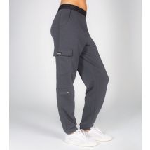 Women's Dark Grey Jersey Cargo Joggers Pineapple New Look